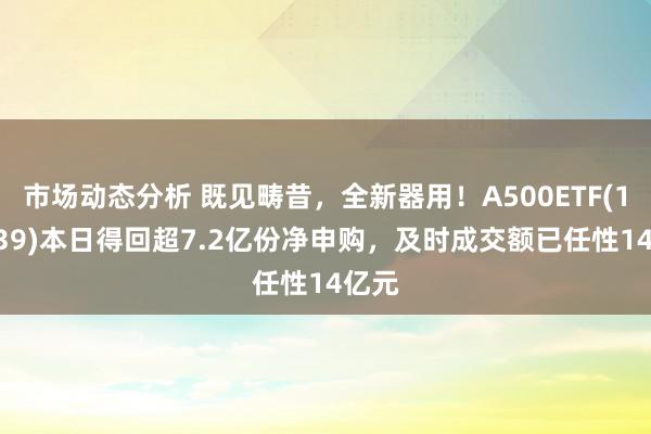 市场动态分析 既见畴昔，全新器用！A500ETF(159339)本日得回超7.2亿份净申购，及时成交额已任性14亿元