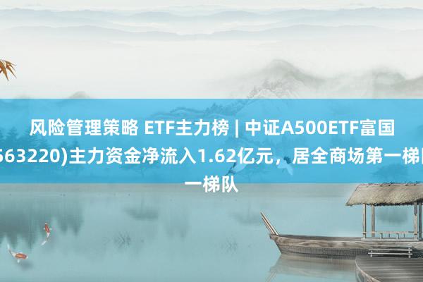 风险管理策略 ETF主力榜 | 中证A500ETF富国(563220)主力资金净流入1.62亿元，居全商场第一梯队